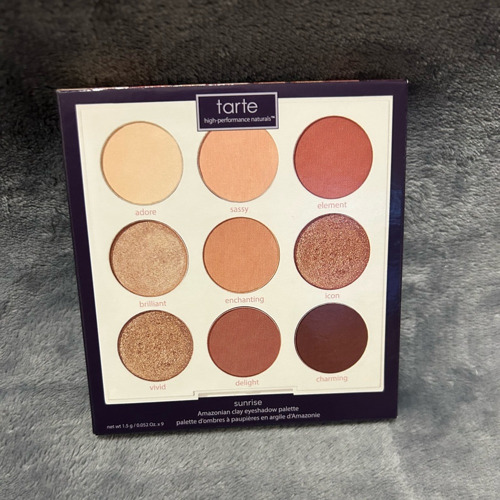 TARTE sunrise Amazonian clay eyeshadow palette